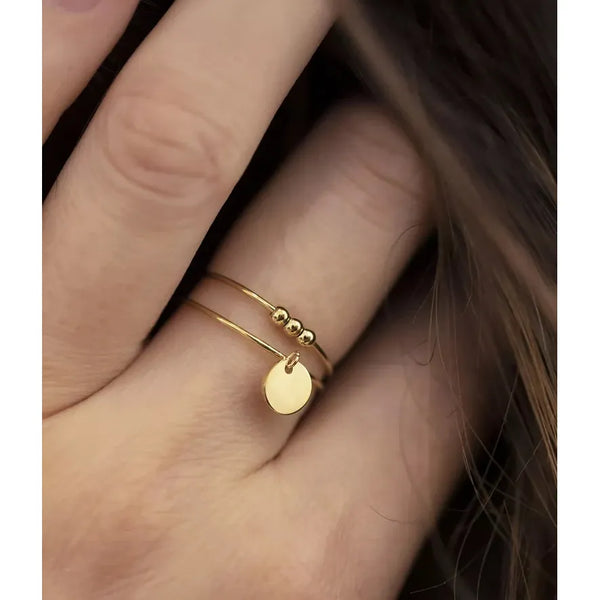 ZAG Atomium Ring - Gold