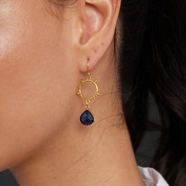 Ashiana London Ladies Allegra Earrings Iolite