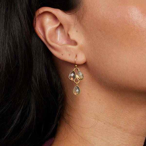 Ashiana London Ladies Ursula Earrings Labradorite