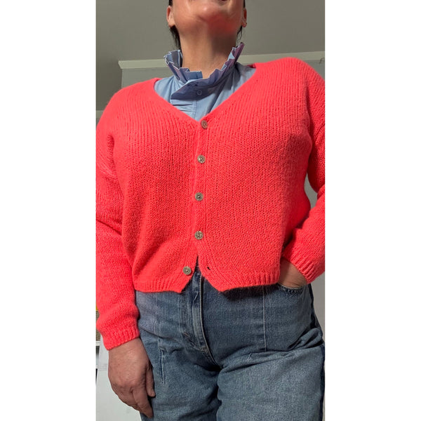 Ellie and Bea Ladies v-neck mohair Cardigan