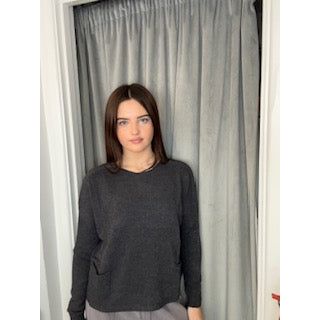 The 'Lucie' Crew Neck Jumper with Pockets