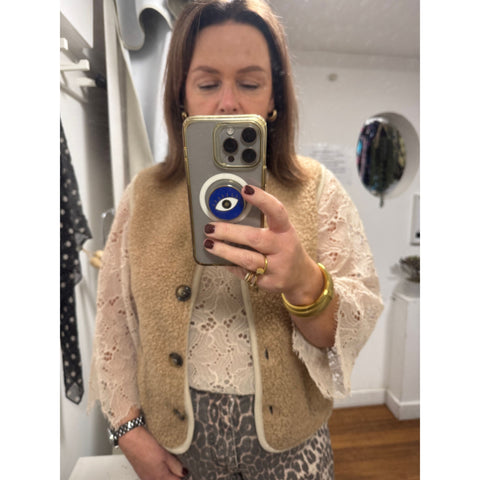 Ellie and Bea Ladies Mia teddy gilet