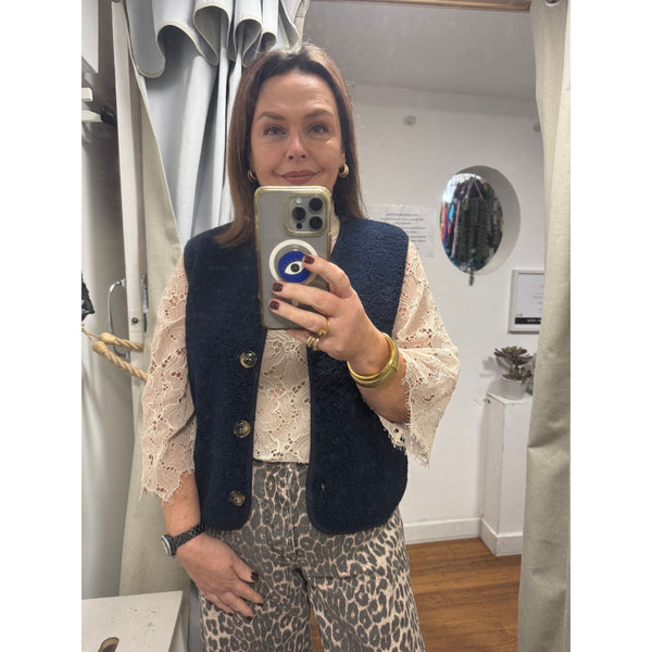 Ellie and Bea Ladies Mia teddy gilet