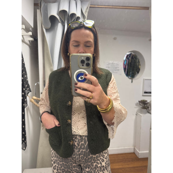 Ellie and Bea Ladies Mia teddy gilet