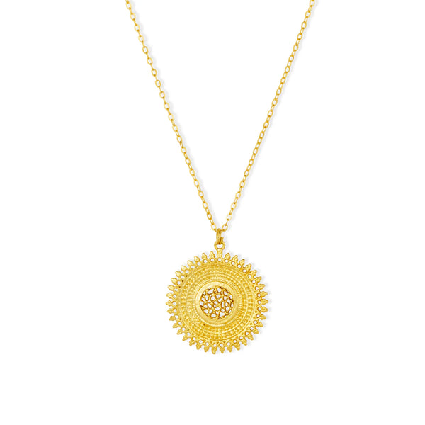Ashiana London Ladies Sole Gold Pendant Necklace