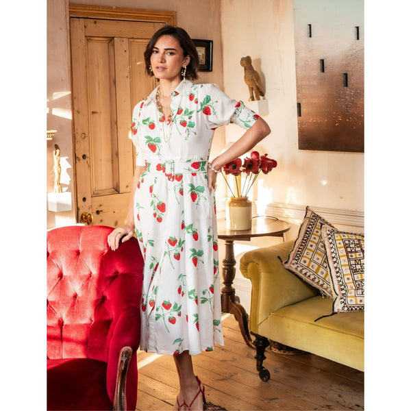New Day Orginals Ladies 'Sydney' Dress In Strawberry