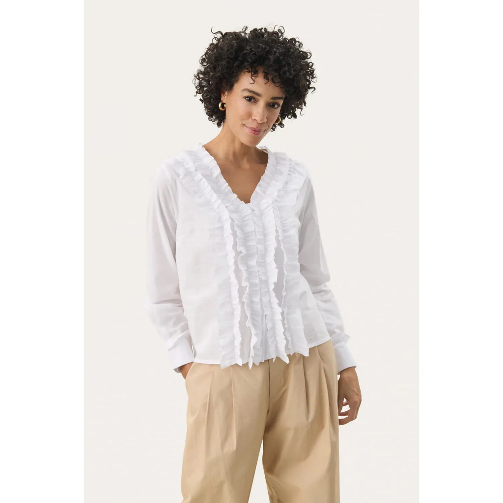 Print Blusenshirt für Damen in Grün Print Blusenshirt für Damen in Grün