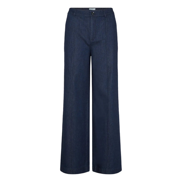 Part Two Ladies Sarana Trousers - Dark Blue Denim