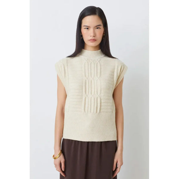 Suncoo Ladies Pull Prusse - Cream