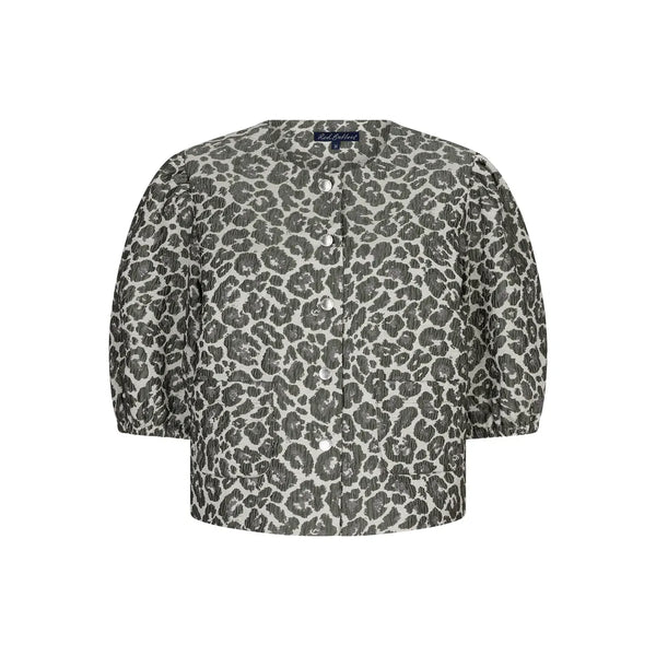 Red Button Ladies Danielle Leopard Jacquard Jacket SRB4800