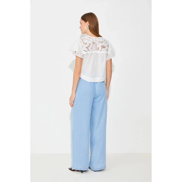 Suncoo Ladies Blouse Logo - Blanc Casse