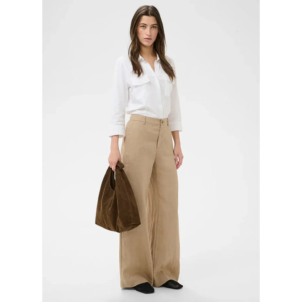 Part Two Ladies Ninnes Trousers - Silver Mink