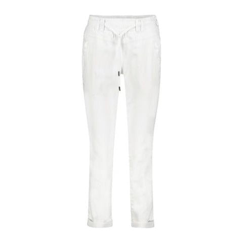 Red Button Ladies Tessy Crop Joggers - White 74cm
