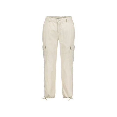 Red Button Ladies Conny Cargo Cotton/Linen Trousers - Pearl