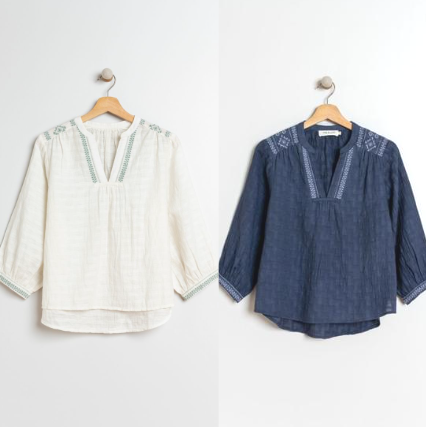 Indi and Cold Ladies Blouse - Ethnic Cotton Shirt