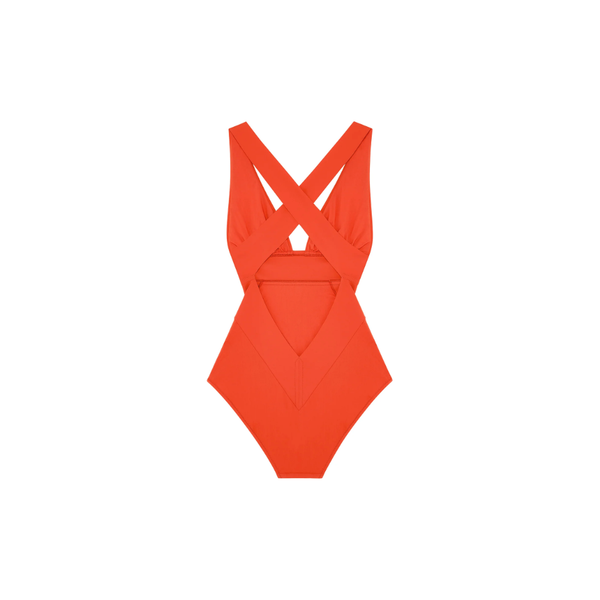 Pain de Sucre Ladies Capri Swimsuit - Bright Orange