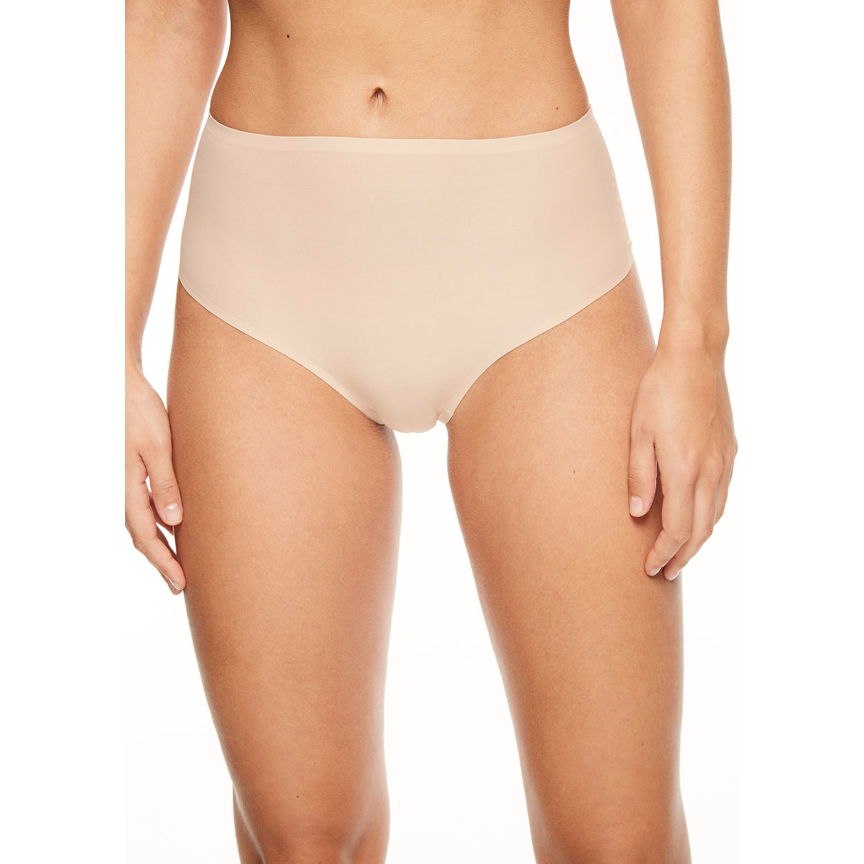 Chantelle Softstretch Ladies High Waste Thong - Nude Sand