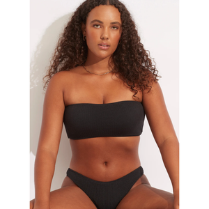 BLACK TUBE TOP WITH OPTIONAL STRAPS, GOLD CLASP AT BACK WITH OPTIONAL PADDING