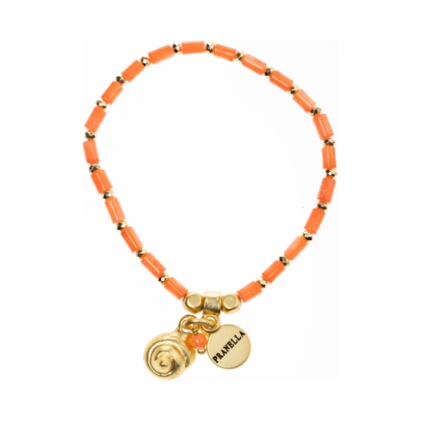 Pranella Apricot Shell Bracelet