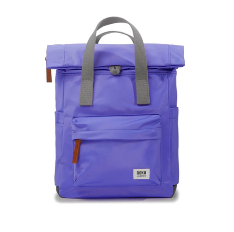 Roka London Canfield B Recycled Nylon Bag - Simple Purple