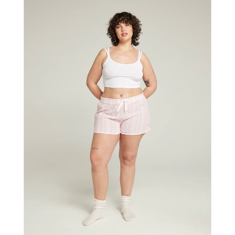 Nudea Ladies Classic Pyjama Shorts - Pink Fondant