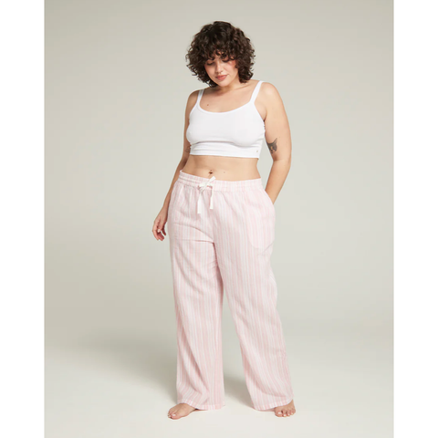 Nudea Ladies Classic Pyjama Trousers - Pink Fondant