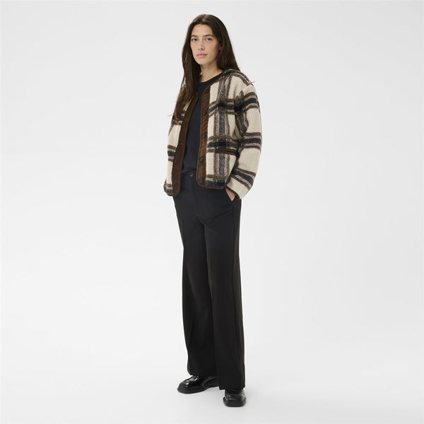 Part Two Ysabell Ladies Teddy Jacket - Brown