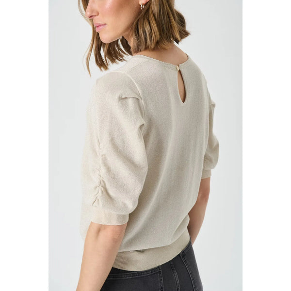 Part Two Ladies Varaia Pullover Blouse - Whitecap Grey