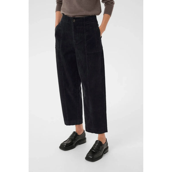 Part Two Ladies NettaPW Corduroy Trousers - Navy