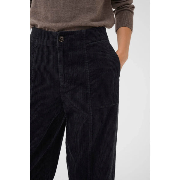 Part Two Ladies NettaPW Corduroy Trousers - Navy