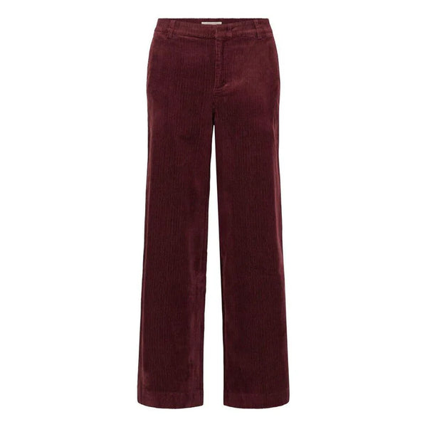 Part Two Ladies Clarissi Corduroy Trousers - Burgundy