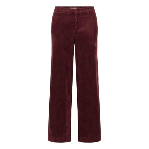 Part Two Ladies Clarissi Corduroy Trousers - Burgundy