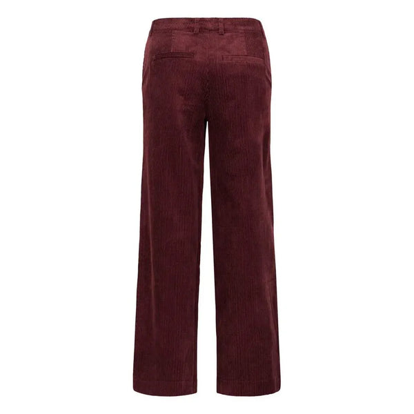Part Two Ladies Clarissi Corduroy Trousers - Burgundy