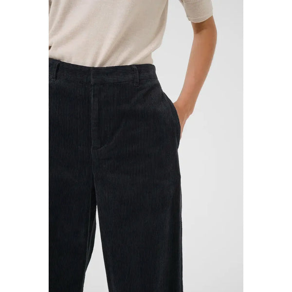 Part Two Ladies Clarissi Corduroy Trousers - Navy