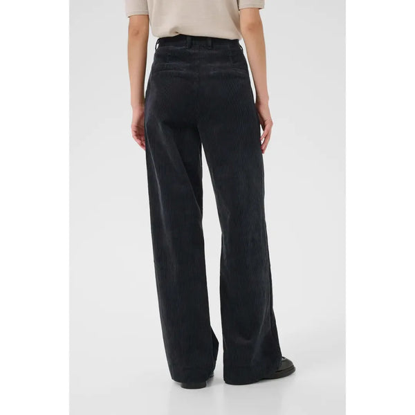 Part Two Ladies Clarissi Corduroy Trousers - Navy