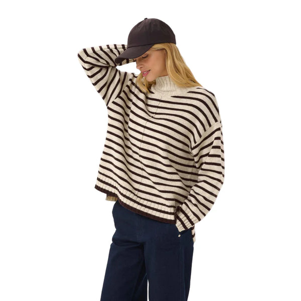 Part Two Ladies LilyePW Pullover - French Oak Mela