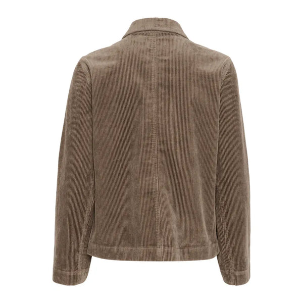 Part Two Ladies Lone Cord Jacket - Falcon Brown