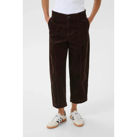 Part Two Ladies NettaPW Corduroy Trousers - Ganache