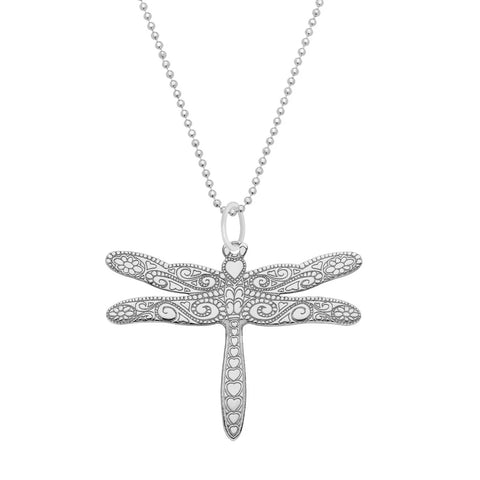CarterGore Sterling Silver Dragonfly Necklace