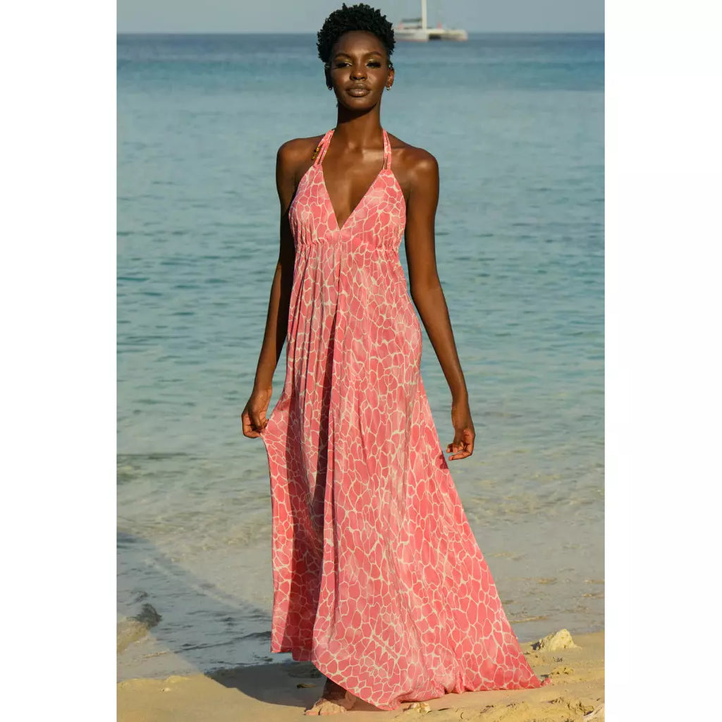 Silky v 2025 neck dress