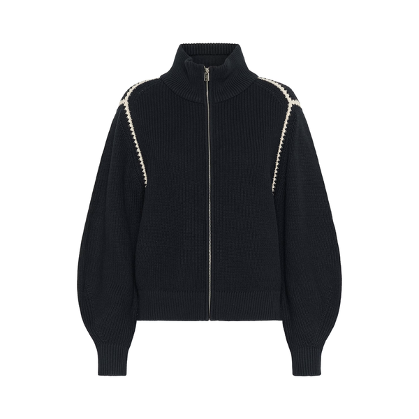 Part Two Semra Cardigan Dark Navy - Cotton