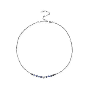 ChloBo Ladies Midnight Star Sodalite Necklace - Silver
