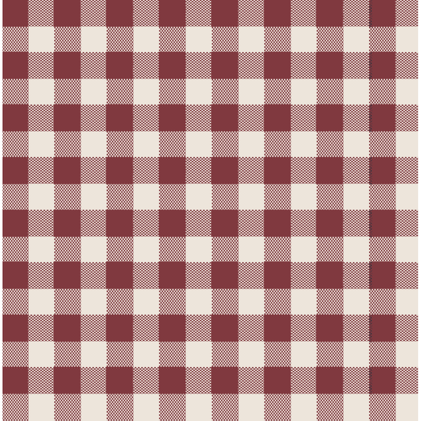 Part Two Ladies Bjanka Blouse - Burnt Russet Check Red