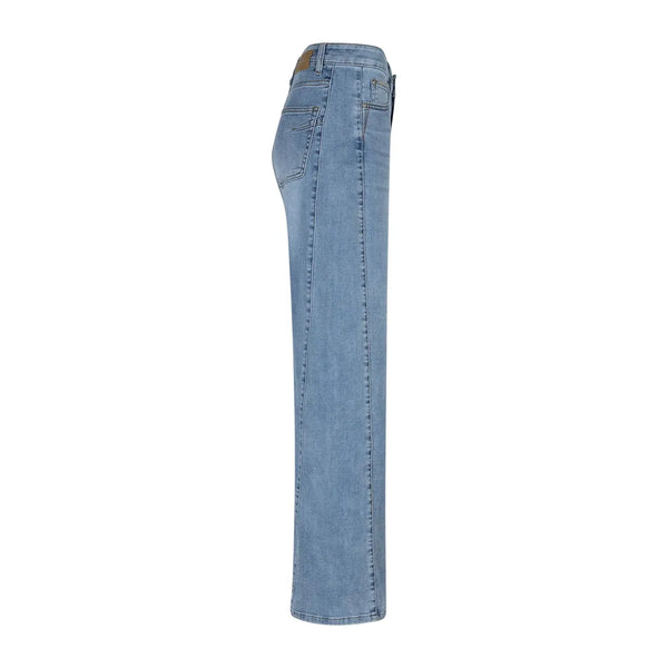 Red Button Ladies Claudette Slanted Seam Light Blue
