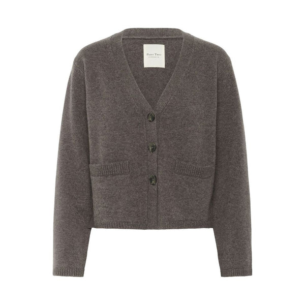Part Two Sveva Cardigan Falcon Melange - Wool