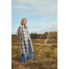 Part Two Ladies Yasha Coat - Dark Navy Check