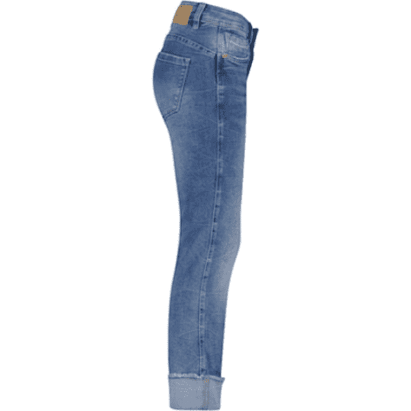 Red Button Ladies Jeans - Lulu Turnup Light Stone Used