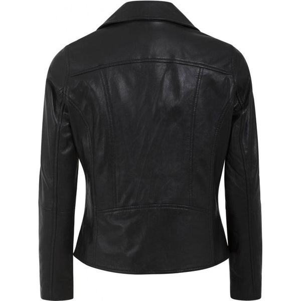 Coster Copenhagen Ladies Jacket - CCH Heart Black Leather Biker