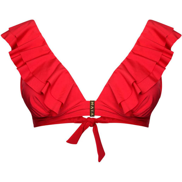 Naia Beach Ladies Bikini Top - Electra Red Top