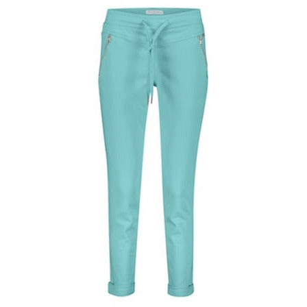 Red Button Ladies Tessy Cropped Joggers - Aqua